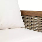Christopher Knight Home Bruce Sedia a club per esterni in acacia teak con cuscini Sunbrella opzionali