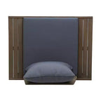 Christopher Knight Home Sedona Acacia Wood Outdoor Club Chair with Cushions Gray/Dark Gray