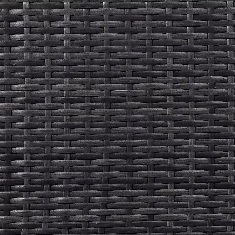 Beaufort Outdoor Steel Arm Chair Mist/Brown - Crosley: Woven Resin Wicker, Powder-Coated Frame, UV & Weather-Resistant