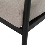 Christopher Knight Home 2pz Jansen Poltrona da Esterno in Alluminio Beige Nero