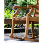 Sonoma Lane Rockport Teak Outdoor Porch Rocking Chair - Weather-Resistant, 250 lb Capacity