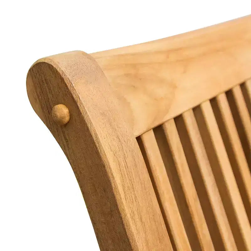 Sonoma Lane Rockport Teak Outdoor Porch Rocking Chair - Weather-Resistant, 250 lb Capacity