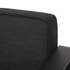 Christopher Knight Home Maya Bay Outdoor Club Chair with Cushions Aluminum Black/Dark Gray