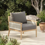 Nathan James Kayden Outdoor Accent Chair Dark Gray