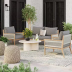 Nathan James Kayden Outdoor Accent Chair Dark Gray