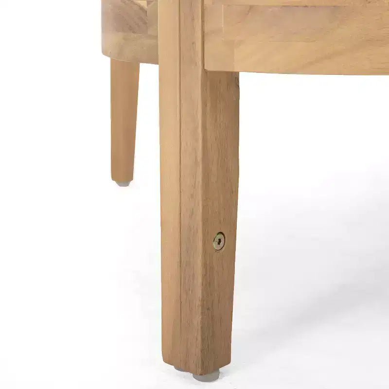 Christopher Knight Home Linksy 2pc Modern Patio Acacia Club Chair Set Water Repellent Cushion