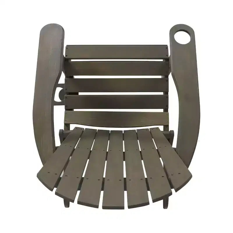 Bellwood Sedie Adirondack Pieghevoli da Esterno in Legno di Acacia Grigio - Christopher Knight Home: Sedia da Patio Resistente alle Intemperie con Portabicchieri