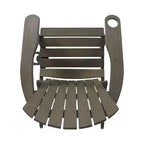 Bellwood Sedie Adirondack Pieghevoli da Esterno in Legno di Acacia Grigio - Christopher Knight Home: Sedia da Patio Resistente alle Intemperie con Portabicchieri
