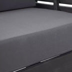 Christopher Knight Home Louver Poltrone da esterno con cuscini in legno di acacia grigio scuro