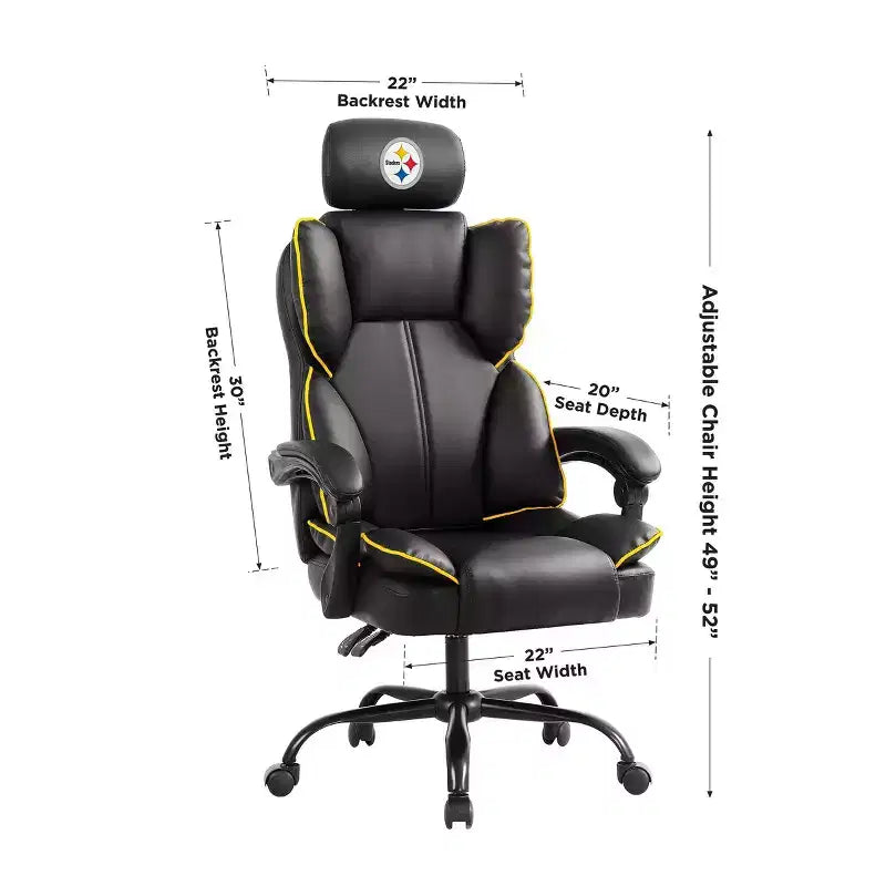 Sedia da ufficio NFL Pittsburgh Steelers Champ