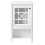 Alaterre Furniture Armadietto contenitore da bagno Deluxe 43x74 cm bianco