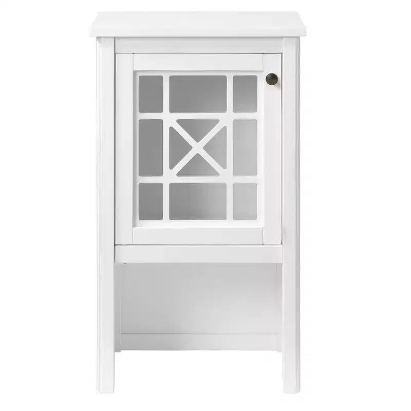 Alaterre Furniture Armadietto contenitore da bagno Deluxe 43x74 cm bianco
