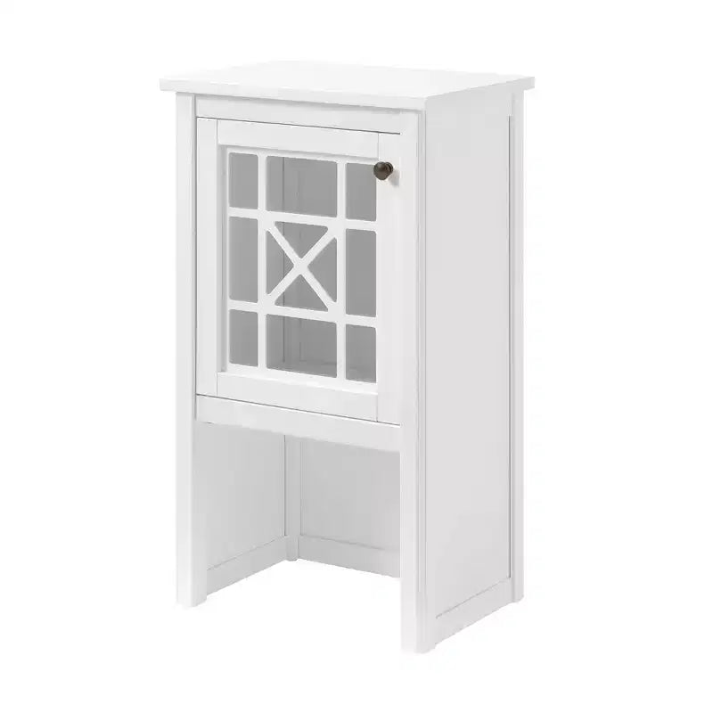 Alaterre Furniture Armadietto contenitore da bagno Deluxe 43x74 cm bianco