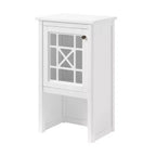 Alaterre Furniture Armadietto contenitore da bagno Deluxe 43x74 cm bianco