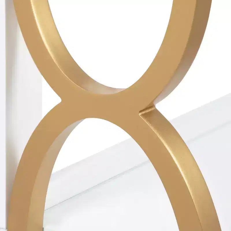 Scaffale a 3 ripiani in legno bianco, 71 cm x 20 cm x 79 cm, Ring - Kate & Laurel All Things Decor: Espositore contenitore stile Mid-Century