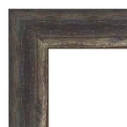 Specchio da parete con cornice rustica in corteccia 23" x 29" Marrone - Amanti Art: Vetro moderno con bordo smussato, nessun assemblaggio richiesto