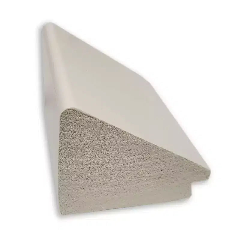Specchio da parete bianco a cuneo non smussato da 30" x 30" - Amanti Art