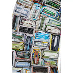 Glass Handmade Recycled Magazine Frame Wall Mirror - Olivia & May: Bohemian Decor, Velvet Frame, No Assembly Required