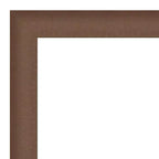 Specchio da parete elegante bronzo spazzolato non bisellato 43" x 32" - Amanti Art: Cornice in polistirene, include accessori di montaggio