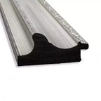 Specchio da parete per bagno da 34" x 28" non bisellato color argento - Amanti Art: rettangolare moderno, a parete