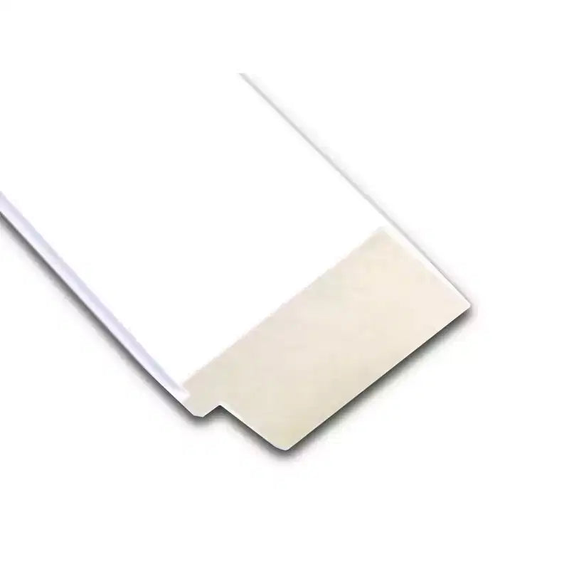 Amanti Art 43" x 32" Specchio da parete Corvino White Wood senza smussature: Design Rettangolare Moderno, Ferramenta per il Montaggio Inclusa