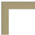 Specchio a tutta lunghezza Amanti Art mosaico dorato non smussato da 18" x 52" da appendere alla porta - Telaio in polistirene