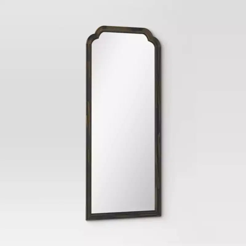 Specchio da appoggio oversize 76 x 178 cm collezione French Country nero - Threshold™: Cornice in legno, Riflesso a figura intera