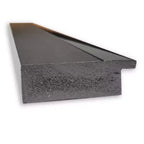 41" x 29" Non-Beveled Tuxedo Black Wall Mirror - Amanti Art: Large, Modern, Rectangular, Polystyrene Frame