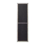 Farmhouse Wood Window Pane Inspired Wall Mirror Brown - Olivia & May: Rustic Rectangular Decor, No Assembly Required