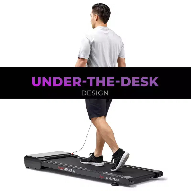 Tapis Roulant Inclinabile Automatico Compatto Sunny Health & Fitness Sleek Stride Smart