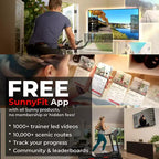 Tapis Roulant Elettrico Interattivo Sottile Sunny Health & Fitness