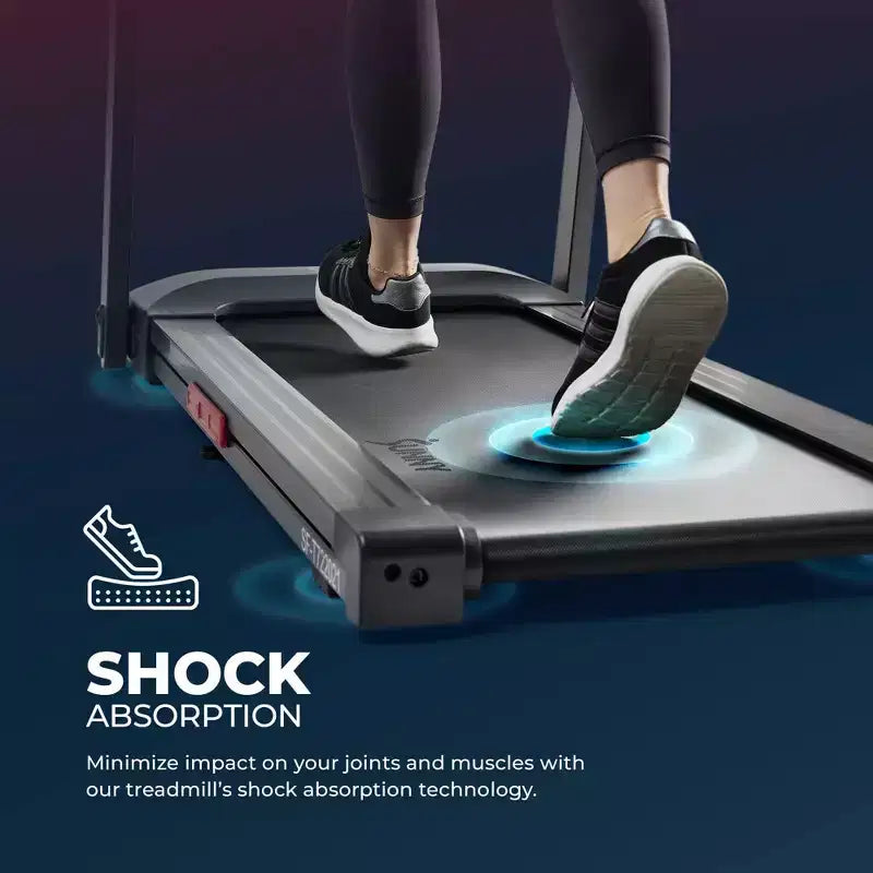 Tapis Roulant Elettrico Interattivo Sottile Sunny Health & Fitness
