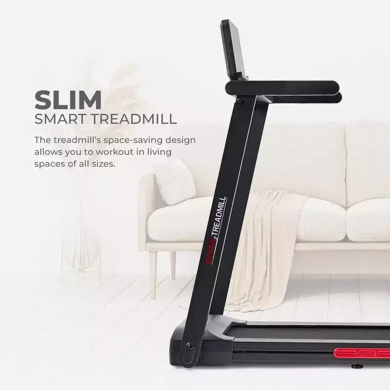 Tapis Roulant Elettrico Interattivo Sottile Sunny Health & Fitness