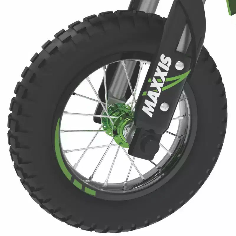 Razor SX350 Dirt Rocket McGrath Motocross Electric Bike - Green: Steel Frame, 250W Motor