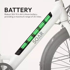 Soar Adult City ST 350 27.5'' Bici Elettrica Cruiser Step-Thru