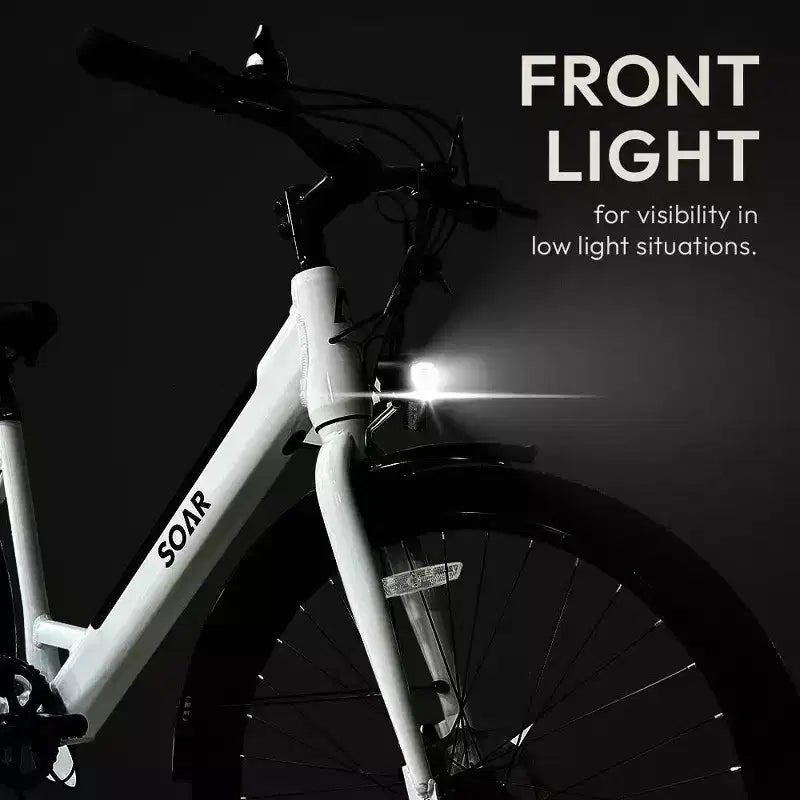 Soar Adult City ST 350 27.5'' Bici Elettrica Cruiser Step-Thru