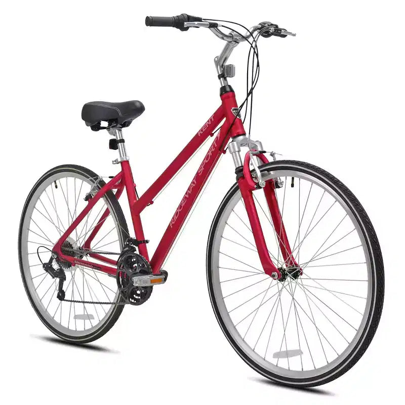 Bicicletta ibrida Kent da donna Ridgeway Sport 700c/28" - rossa