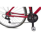 Bicicletta ibrida Kent da donna Ridgeway Sport 700c/28" - rossa