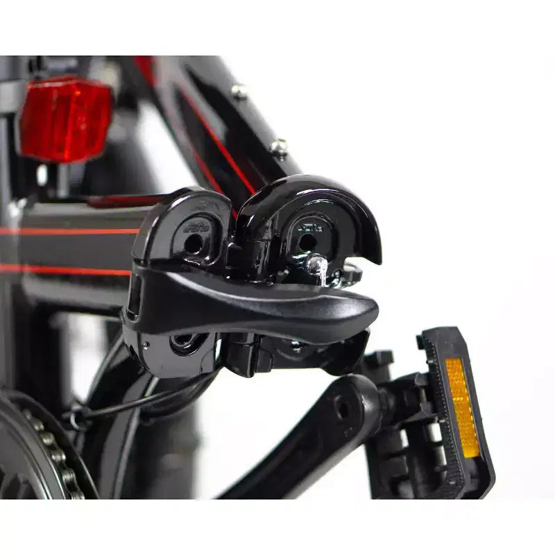 Bicicletta Pieghevole ZiZZO Via 7 Velocità Alluminio 20" - Nera