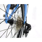 Bicicletta Pieghevole ZiZZO Via 7-Marce in Alluminio 20" - Blu Cielo