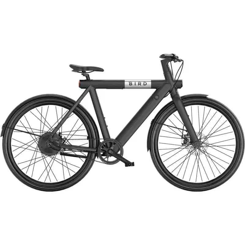 Bird Adult A Frame 28" Step Over Electric Hybrid Bike - Nero: Telaio in alluminio, velocità massima 20 mph