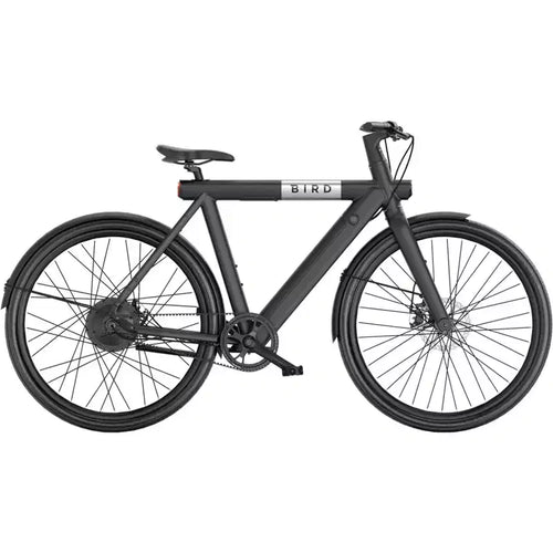 Bird Adult A Frame 28" Step Over Electric Hybrid Bike - Nero: Telaio in alluminio, velocità massima 20 mph