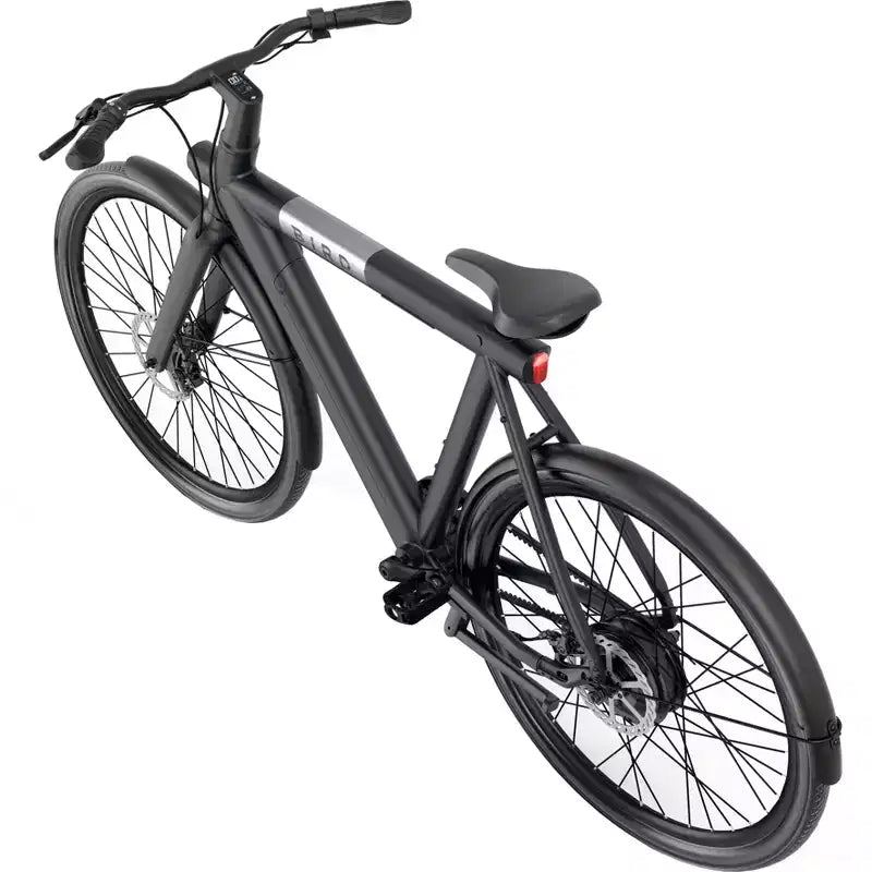 Bird Adult A Frame 28" Step Over Electric Hybrid Bike - Nero: Telaio in alluminio, velocità massima 20 mph