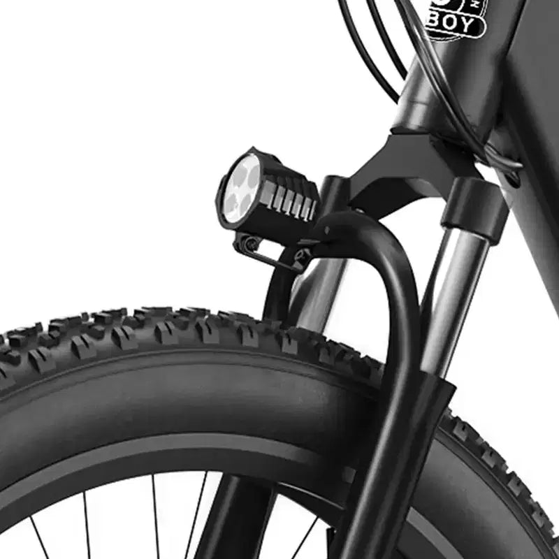 Bici elettrica da montagna Hiboy Adult P6 26" con telaio alto - Nera