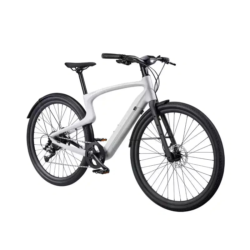 Urtopia Adult Carbon 1 Pro Smart 27.64'' Step-Over Bicicletta elettrica da crociera - Bianco S