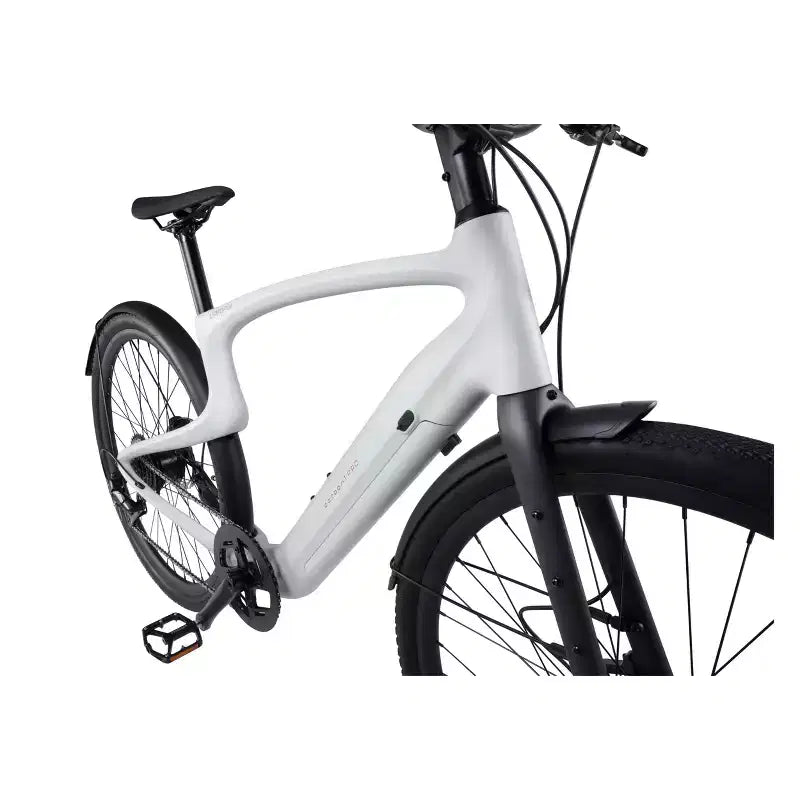 Urtopia Adult Carbon 1 Pro Smart 27.64'' Step-Over Bicicletta elettrica da crociera - Bianco S