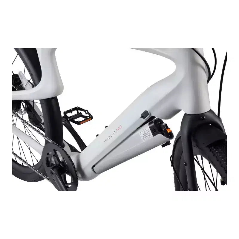 Urtopia Adult Carbon 1 Pro Smart 27.64'' Step-Over Bicicletta elettrica da crociera - Bianco S