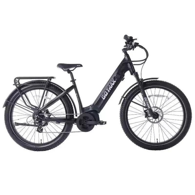 Bici Elettrica Ibrida Gotrax MX1 Mid Drive 27,5" Step Through per Adulti - Nera
