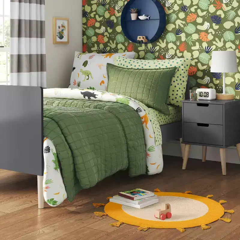 Comodino per Bambini Moderno Grigio Scuro - Pillowfort™