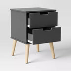 Comodino per Bambini Moderno Grigio Scuro - Pillowfort™